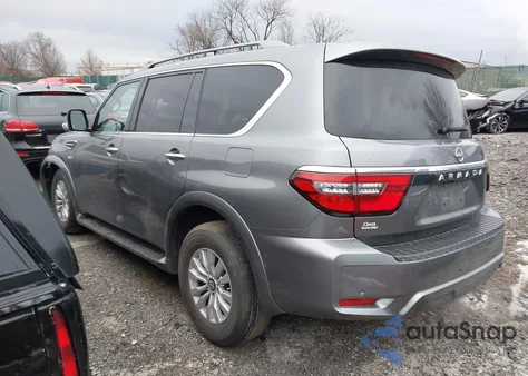 2022 Nissan Armada Sv 4Wd from USA, damaged, VIN JN8AY2AD8N9676505